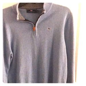 Vineyard Vines quarter zip sweater.